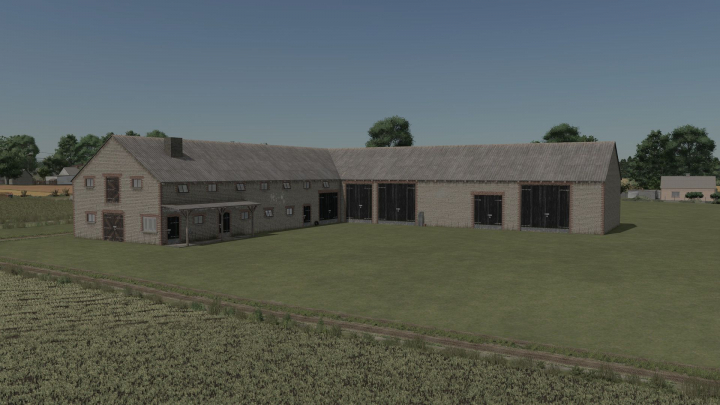 fs25-mods, Polish Buildings With Cows V1.0
