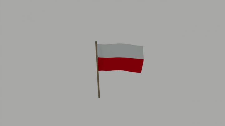 fs25-mods, Polish Flag (Prefab) V1.0