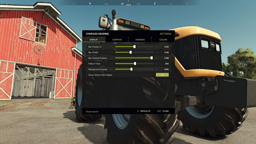 Compass Heading Display V1.1.1