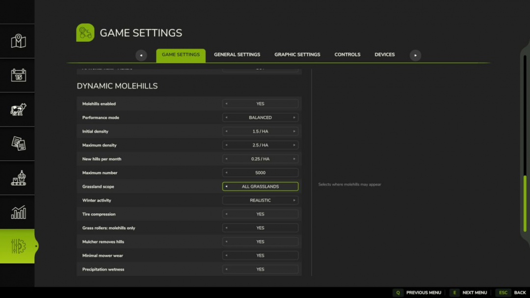 Dynamic Molehills V1.0.0.1