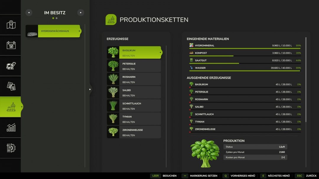 Hydroponic Greenhouse – Herb Cultivation V1.0