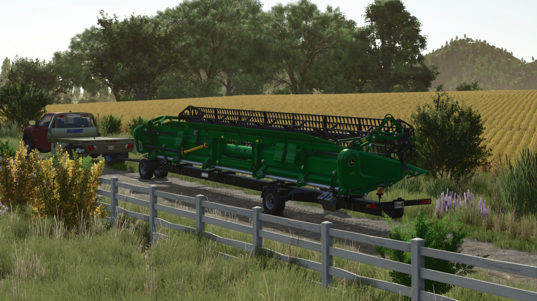 John Deere T Series + 600X Headers V1.0