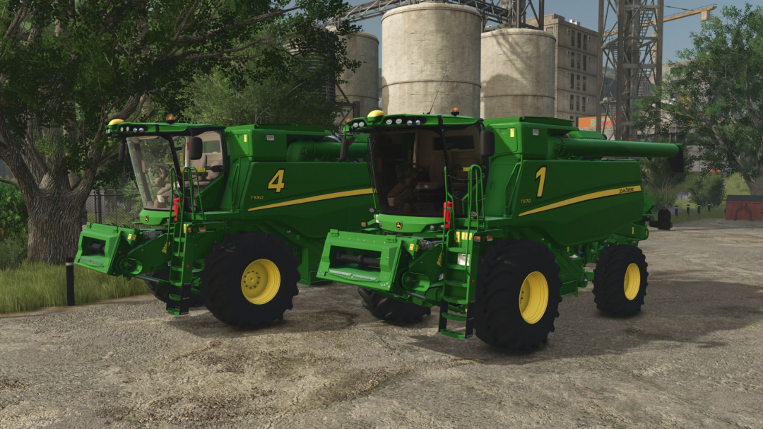 John Deere T Series + 600X Headers V1.0