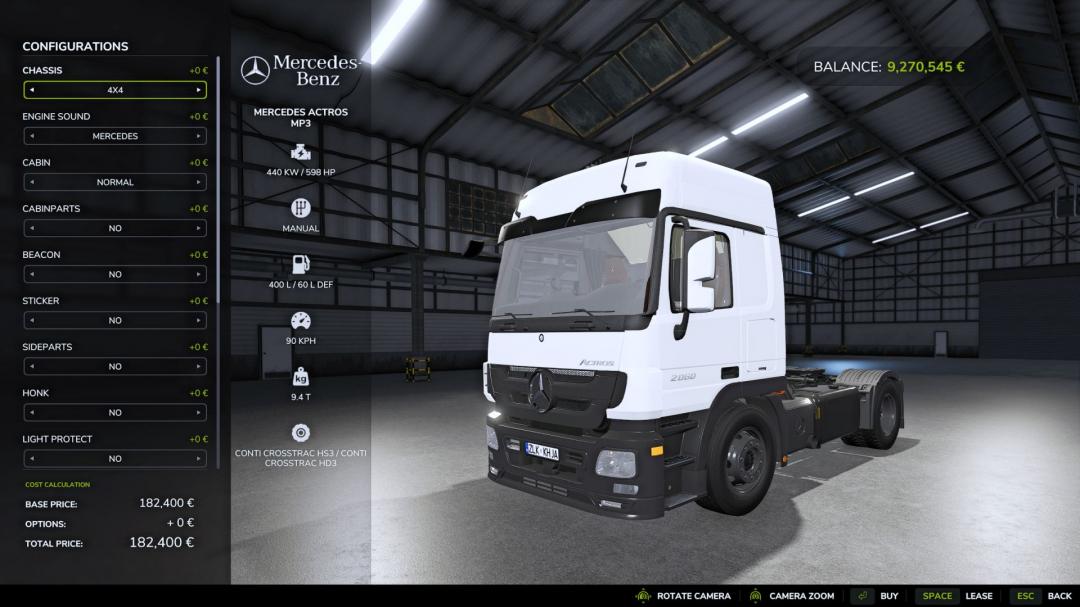 Mercedes Actros MP3 V1.0.0.3