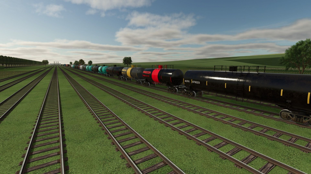 Placeable railway tracks V1.0