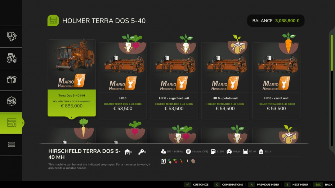 Vegetable Harvesters – Hirschfeld Edition V3.2.1.4