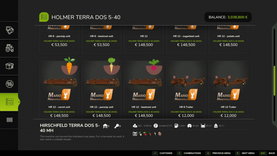 Vegetable Harvesters – Hirschfeld Edition V3.2.1.4