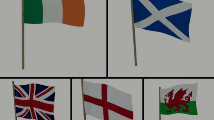 fs25-mods,  Flags Pack (Prefab) V1.0