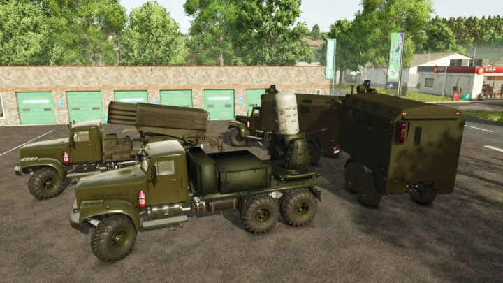 fs25-mods,  Soviet-Era Military Truck Fleet V1.0