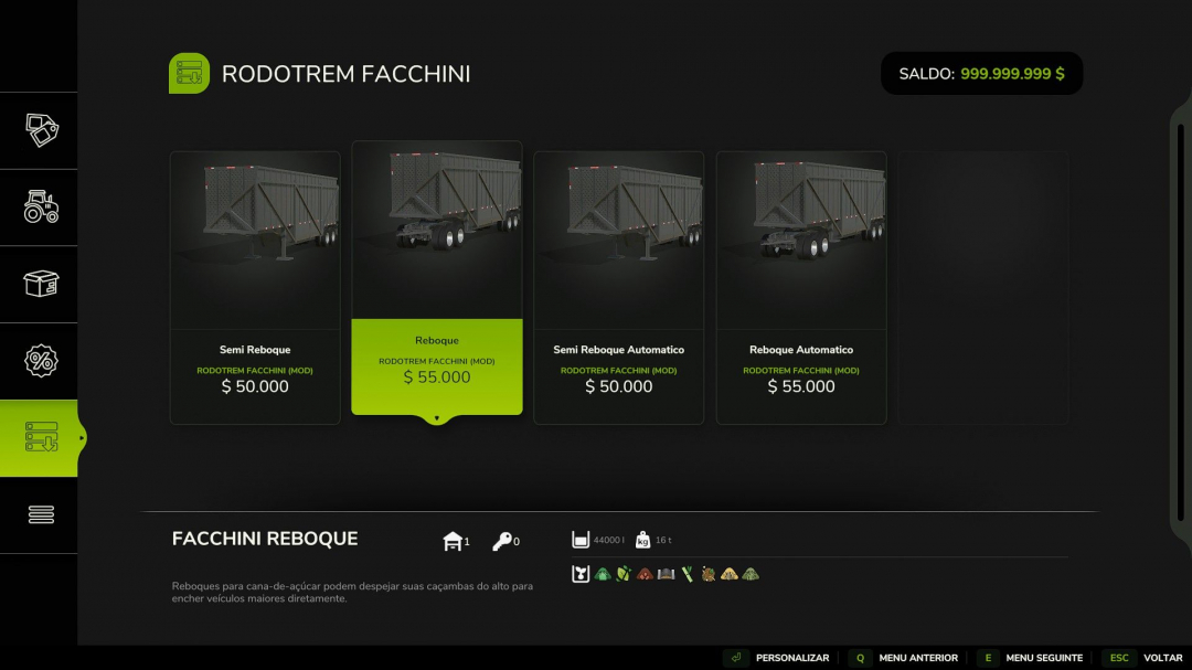 Facchini sugarcane B-Train V1.0
