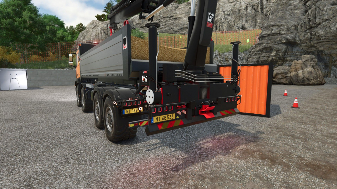HIAB XS Detachable Rear-Mounted Crane V1.0