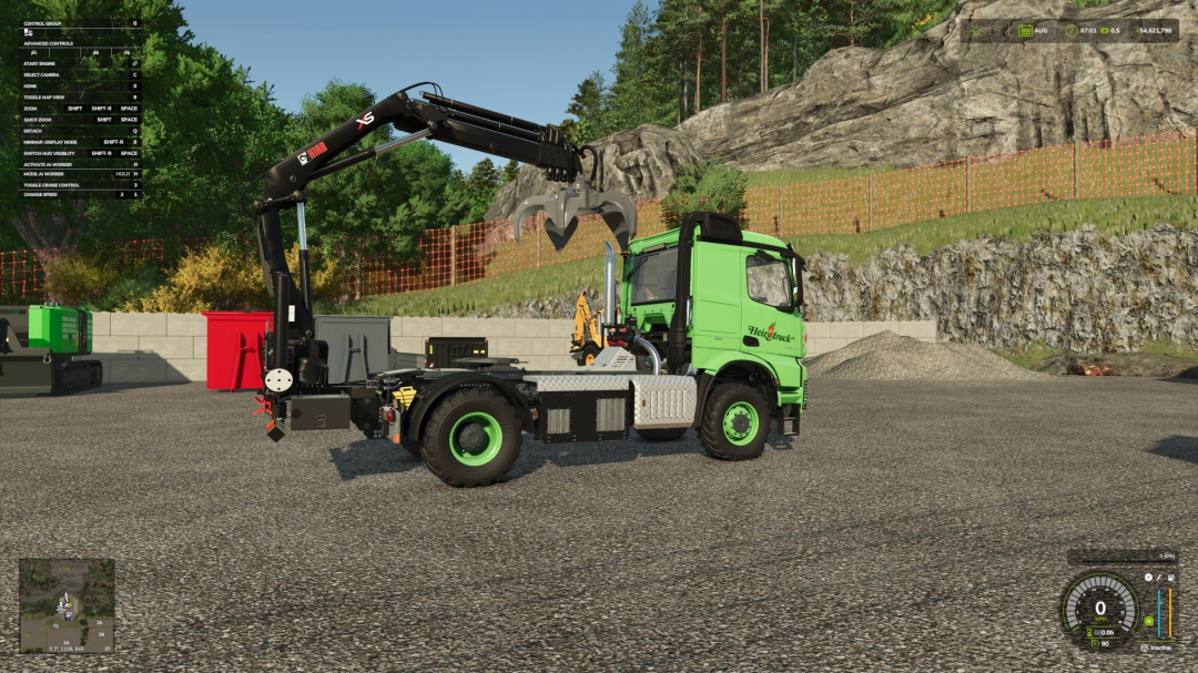 HIAB XS Detachable Rear-Mounted Crane V1.0