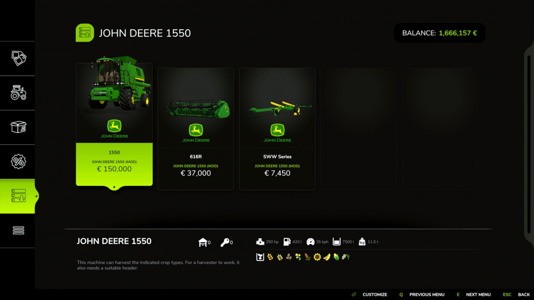 John Deere 1550 EU V1.0 thumbnail 5