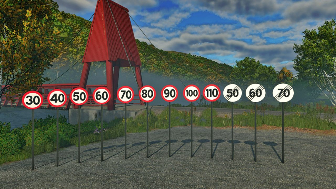 Norwegian Road Sign Pack Placeable V1.0 thumbnail 2