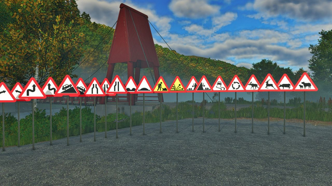 Norwegian Road Sign Pack Placeable V1.0 thumbnail 3