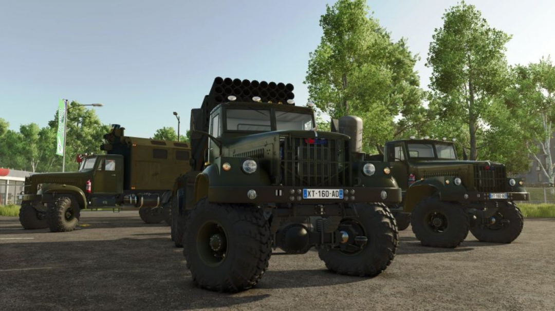 Soviet-Era Military Truck Fleet V1.0