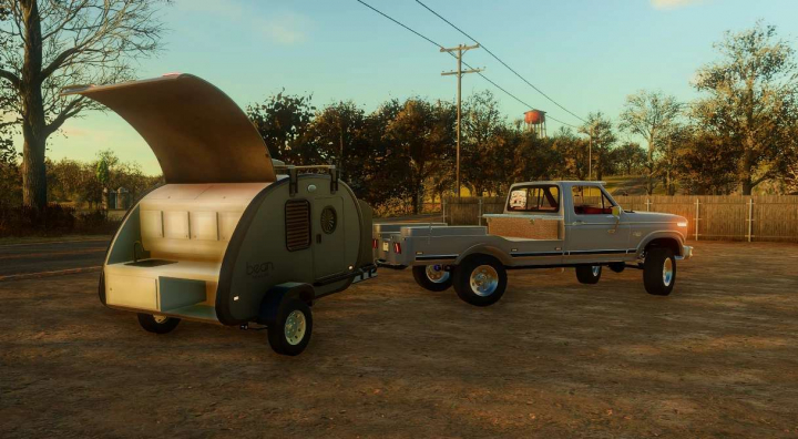 fs25-mods,  Bean Camper Trailer v1.0