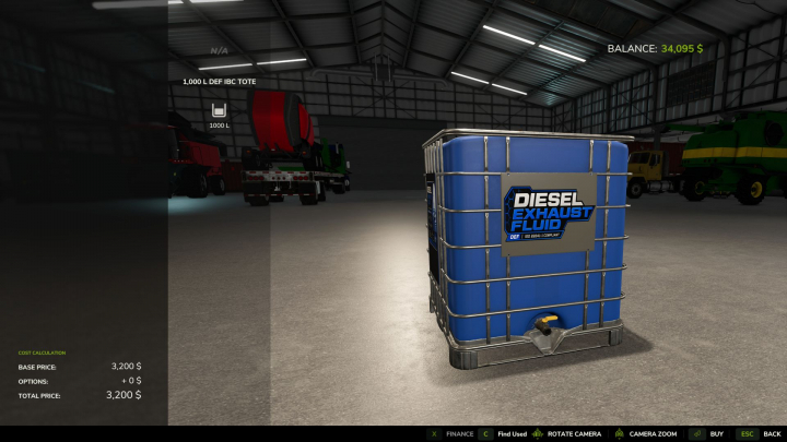 fs25-mods, Diesel Exhaust Fluid Additive v1.0