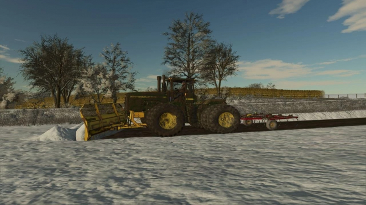 fs25-mods,  John Deere 8850 Kinze Repower and Degelman 46/57 Dozer Blade v1.0