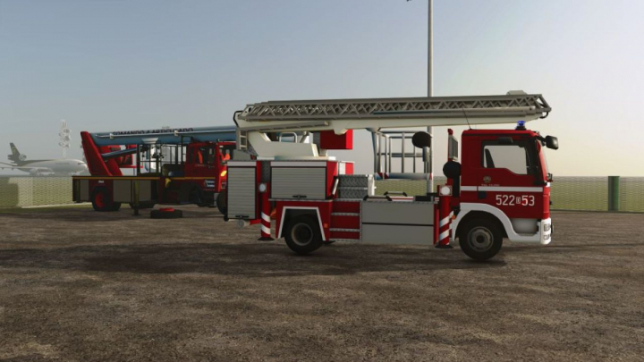 fs25-mods,  MAN TGM / Fire Department Aerial Ladder Truck V1.0