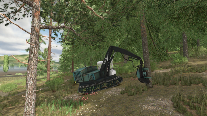 fs25-mods,  Smart Auto Cut Wood Harvester V1.0