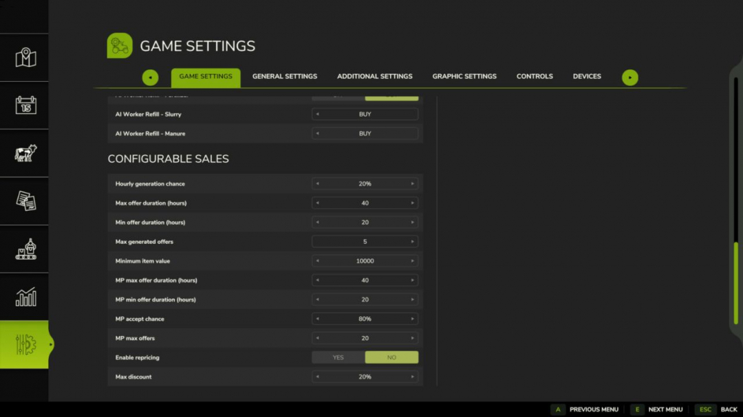 Configurable Sales V1.0