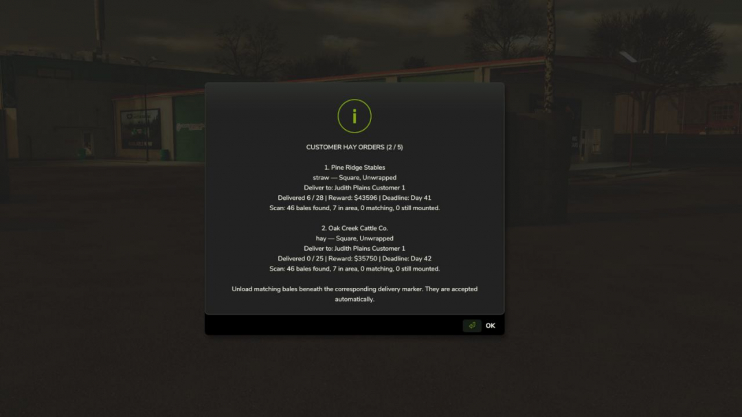 Custom Hay Orders V1.0