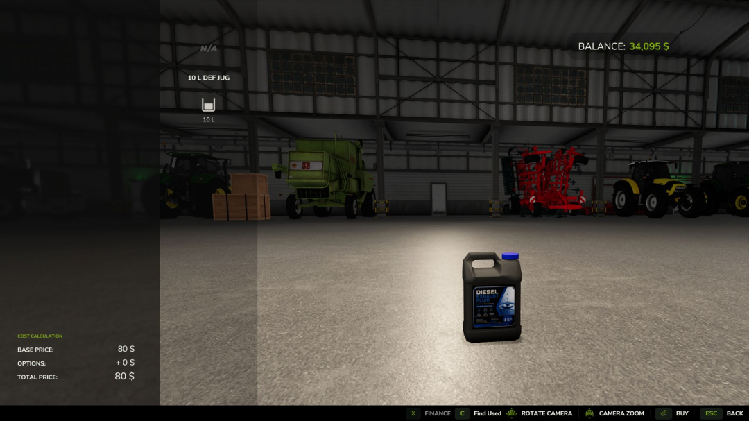 Diesel Exhaust Fluid Additive v1.0
