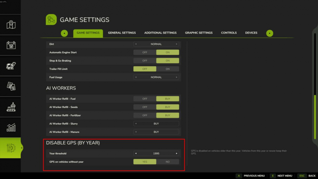 Disable GPS (By Year) V1.1