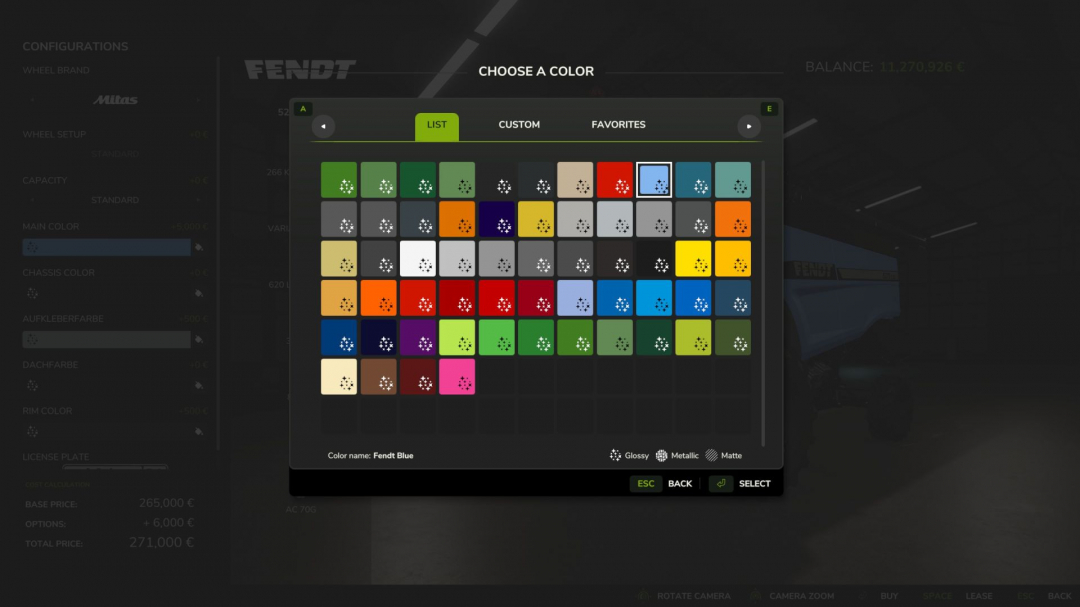 Fendt Series 5275 CSL V1.2