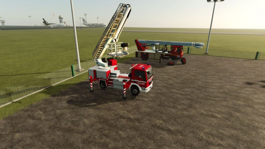 MAN TGM / Fire Department Aerial Ladder Truck V1.0