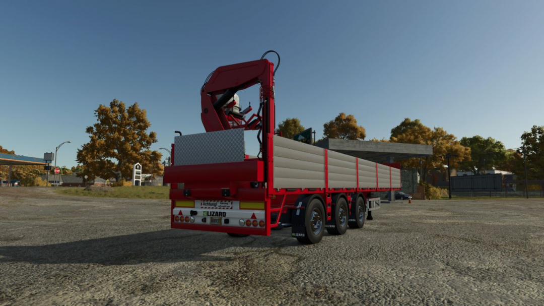 Platform Trailer With Crane V1.0