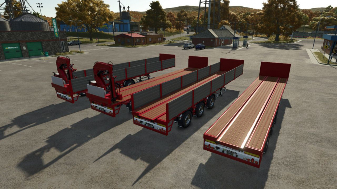 Platform Trailer With Crane V1.0