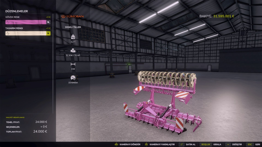 Tümosan disc tiller v1.0