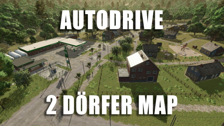 fs25-mods, AutoDrive 2 Dörfer Map V1.0