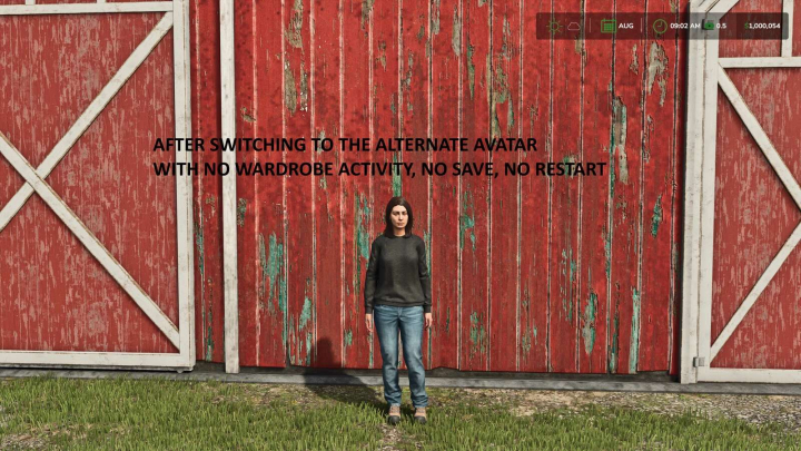 fs25-mods, Avatar Switcher v1.0