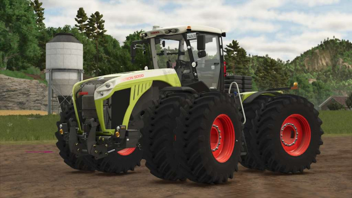 fs25-mods,  CLAAS XERION 4500-5000 Rust Edition v1.3