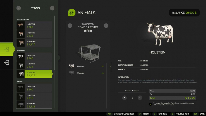 fs25-mods, Lease Livestock v1.0