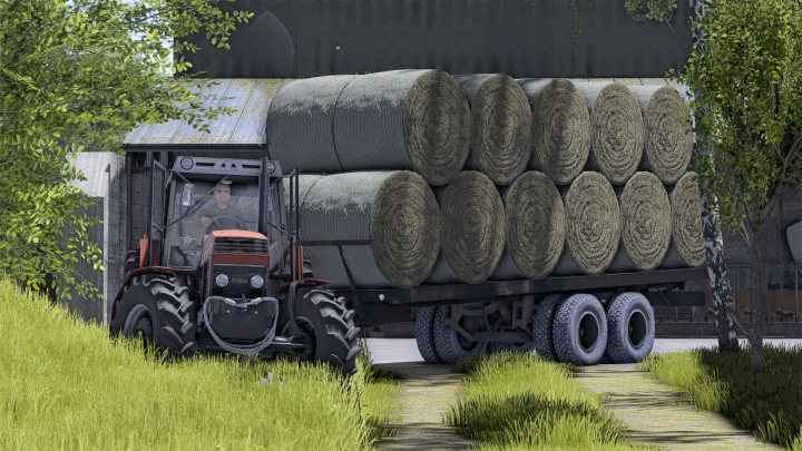 fs25-mods, Old Bale Trailer Autoload V1.0