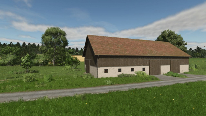 fs25-mods, Old Machinery Hall With Hayloft V1.0