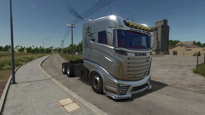 fs25-mods,  Scania R1000 Silver v1.0