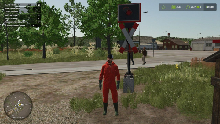 fs25-mods,  St. Andrew’s cross – Placeable railway crossing signal V1.0