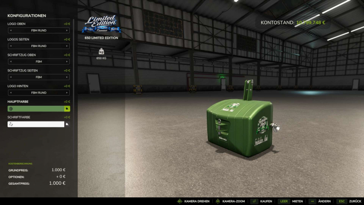 fs25-mods, Weights Pack Limited Edition v1.0