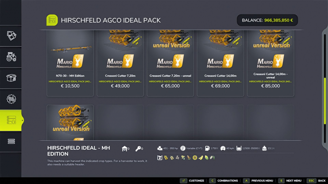 AGCO Ideal Pack By Marco – Hirschfeld Edition V1.0.0.3
