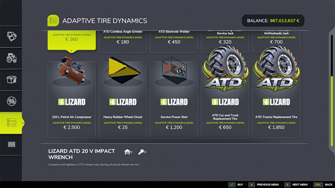 Adaptive Tire Dynamics V1.0