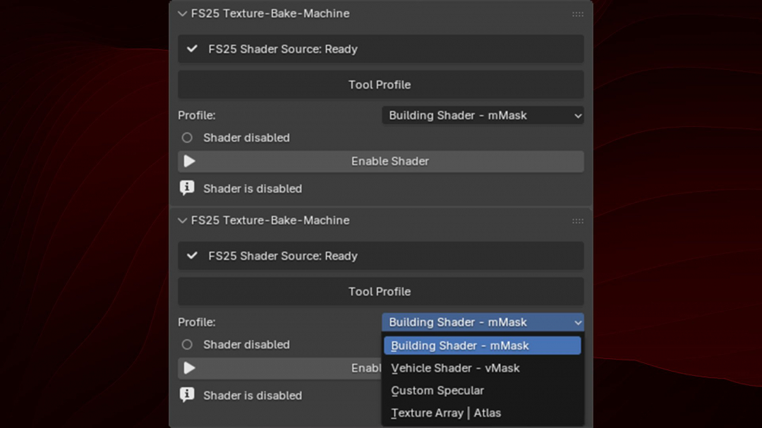 Blender Add-on Texture-Bake-Machine v1.0