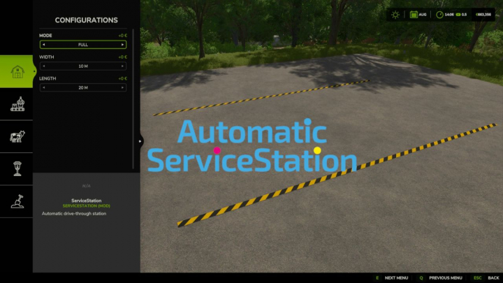 fs25-mods,  Automatic Service Station V1.0