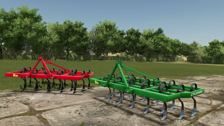 fs25-mods,  Lizard 17-tine cultivator V1.0