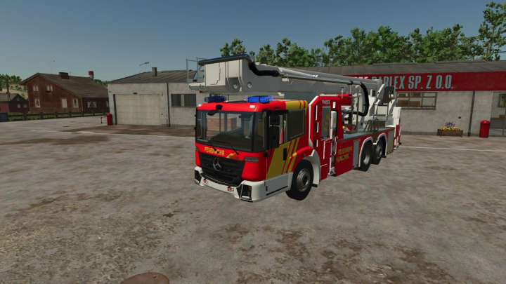 fs25-mods,  Mercedes-Benz Econic WISS TMB (Hannover Fire Department) V1.0