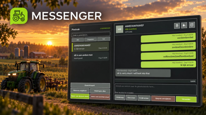 fs25-mods,  Messenger V1.0.2.3